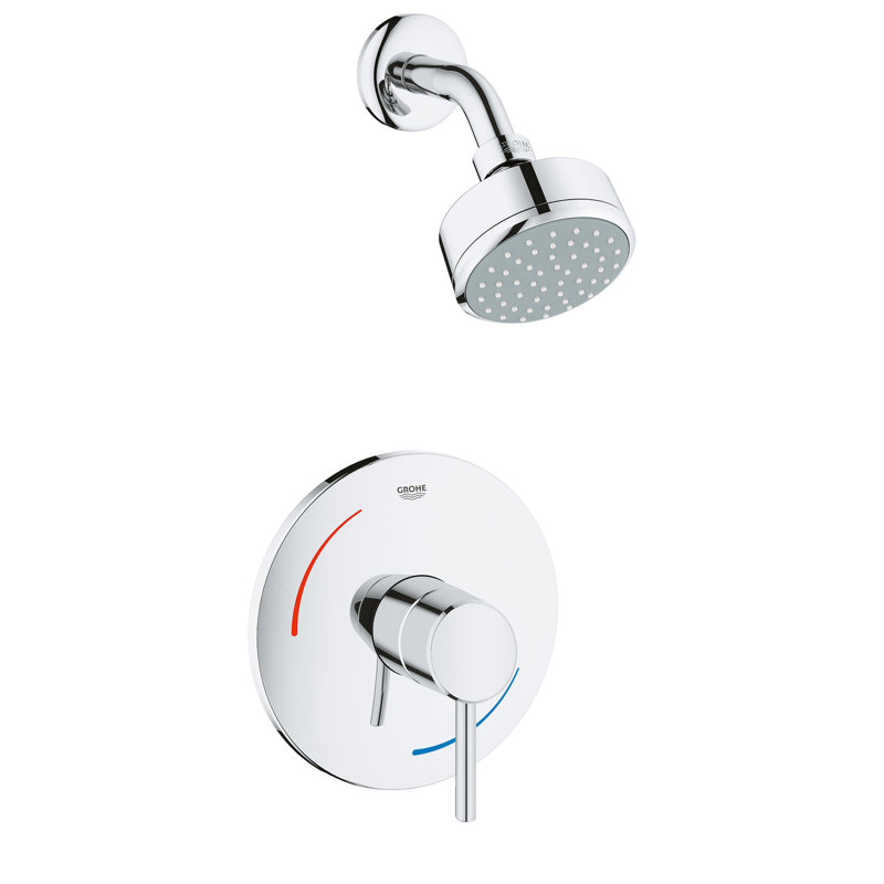 GROHE Concetto Temperature Control Shower Faucet & Reviews Wayfair